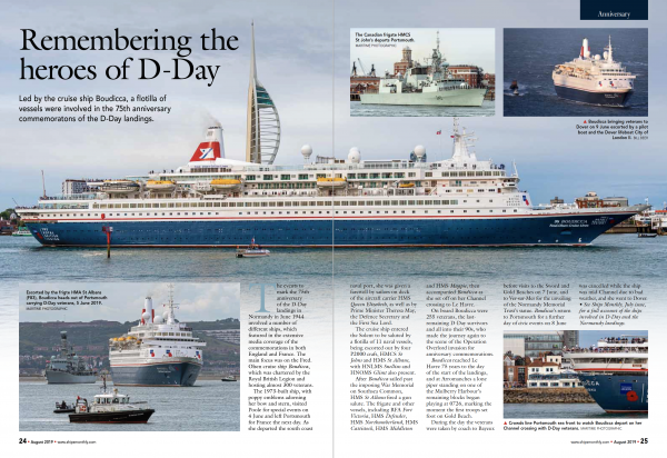 D-Day 75 article in Ships Monthly magazine.