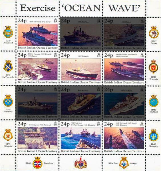Ocean Wave 97 postage stamps