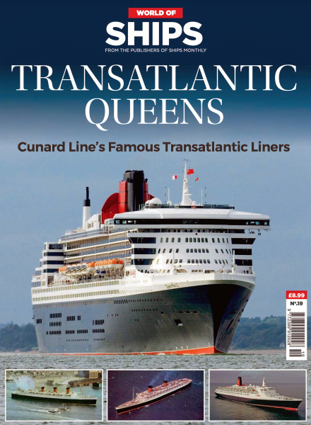 Queen Mary 2 on the Transatlantic Queens cover.